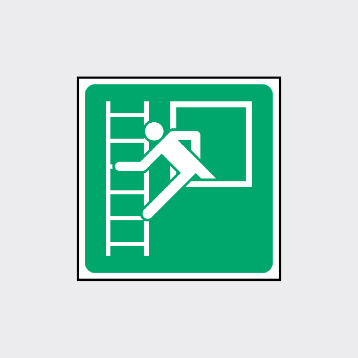 Sign For Escape Ramp Emergency Escape Sign | Safety Exit Notice