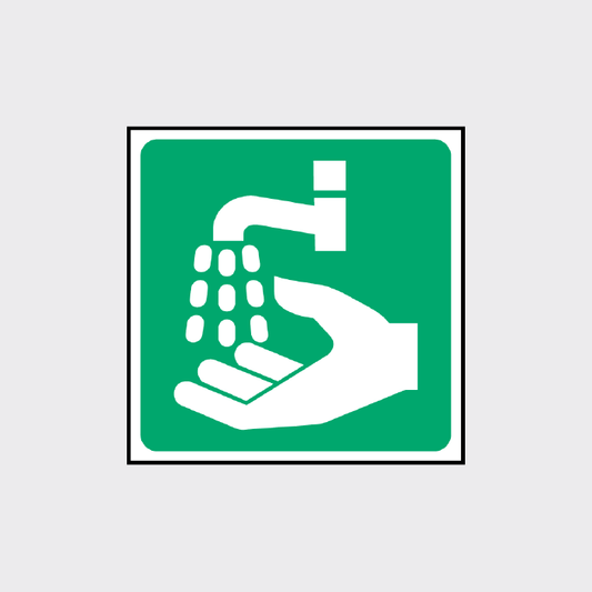 First Aid - Hand Wash Sign