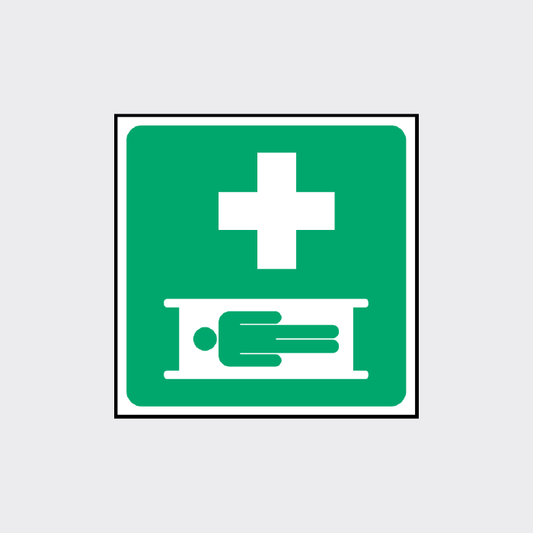 First Aid Stretcher Sign