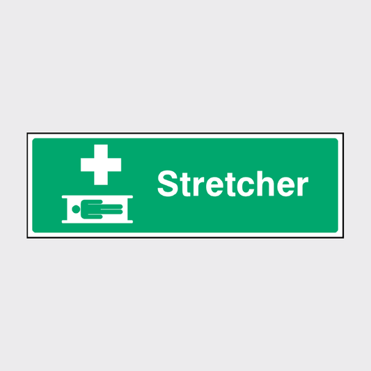 First Aid Stretcher Sign