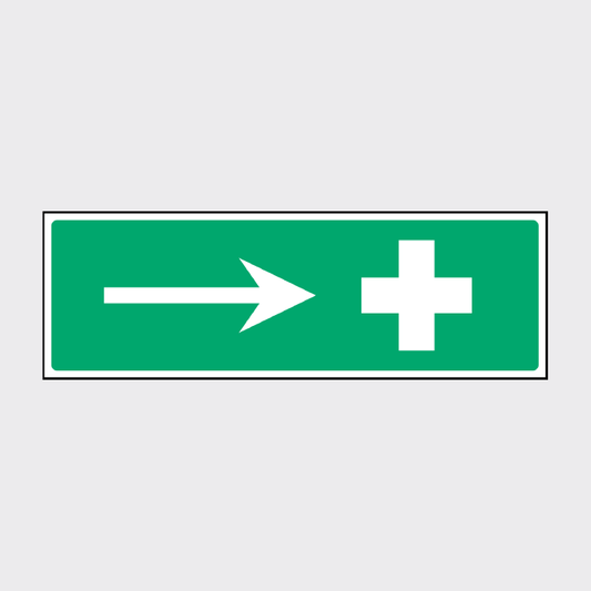 First Aid - Right Arrow Signage - FAID0030