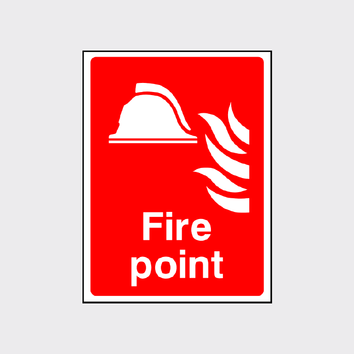Fire Boone. Sign Fire Point Sign | Fire Safety Notice
