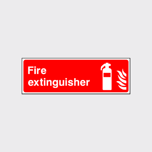 Fire Extinguisher Landscape sign