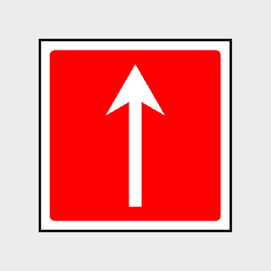 Red Arrow up Sign