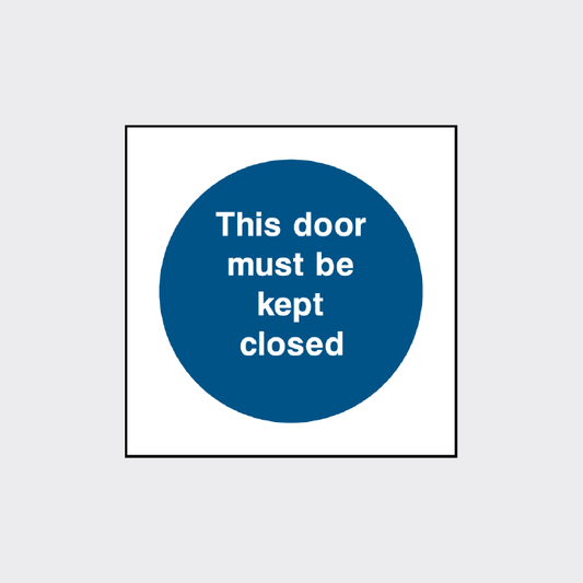 This door must be kept closed  - FPRV0012