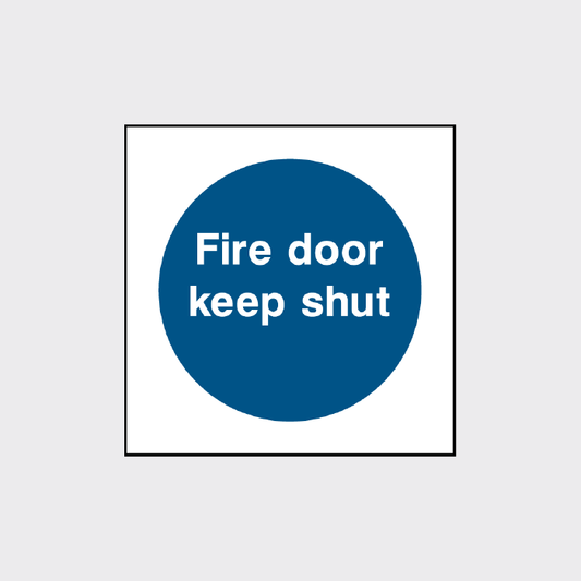 Fire door - keep shut  - FPRV0014