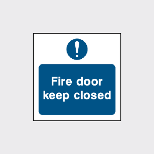 Fire Door Keep Closed Sign