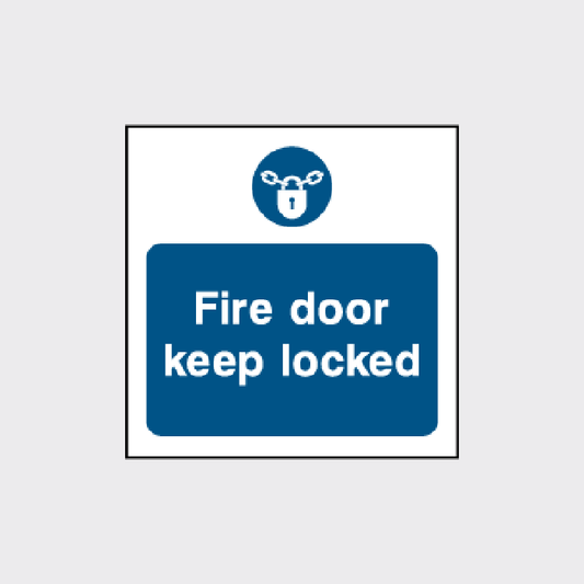 Fire door - Keep Locked - FPRV0022