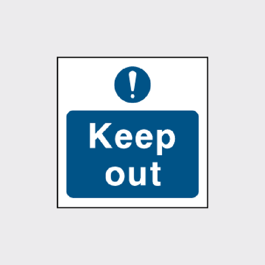 Keep Out sign - FPRV0032