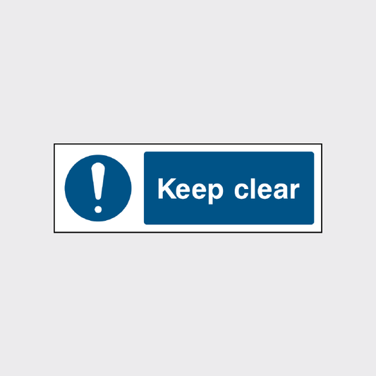 Keep Clear Sign - FPRV0035