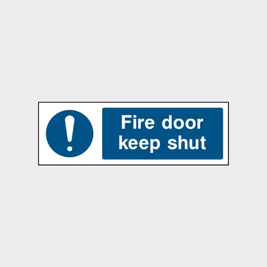 Fire Door - Keep Shut Sign - FPRV0037
