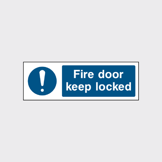Fire Door - Keep Locked - FPRV0038