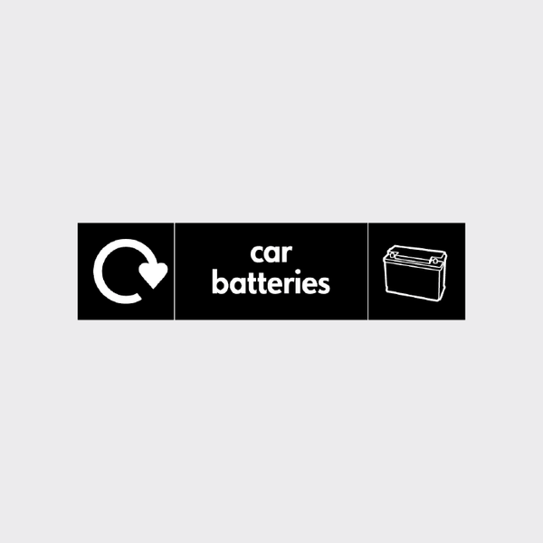 Reliable Battery Sign Car Batteries Sign | Garage & Workshop Display Notice
