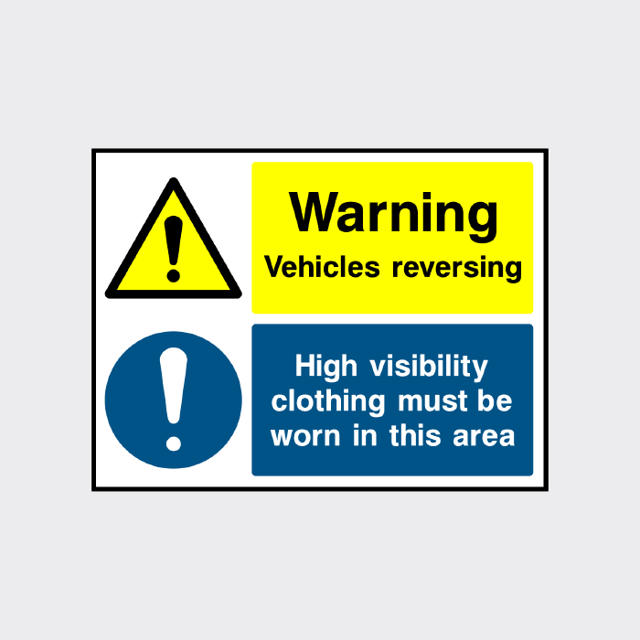 Warning Vehicles Reversing Sign | Workplace Traffic Safety