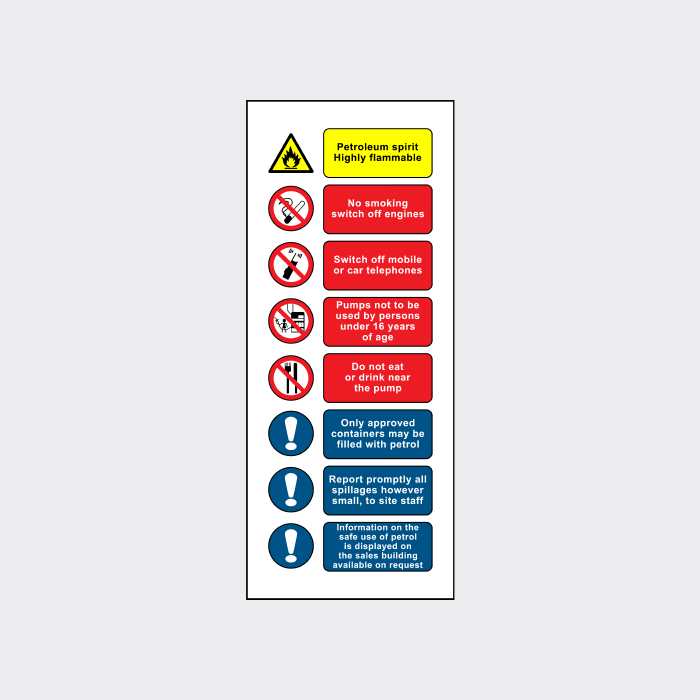 General Garage Safety Sign | Workshop Multi-Message Board