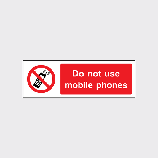 Do not use mobile phones 
