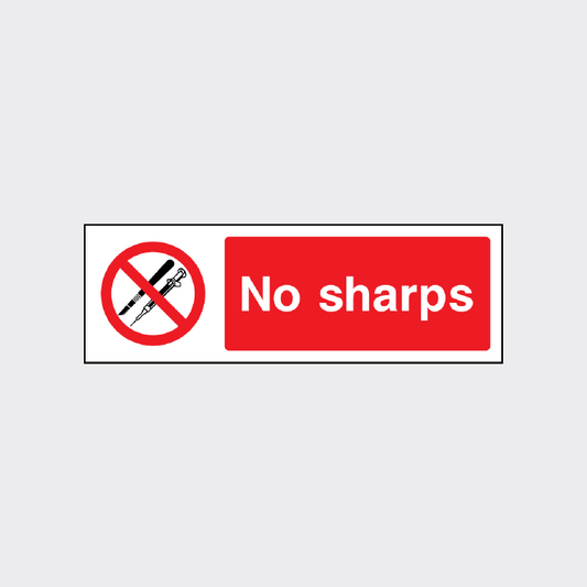 No sharps 