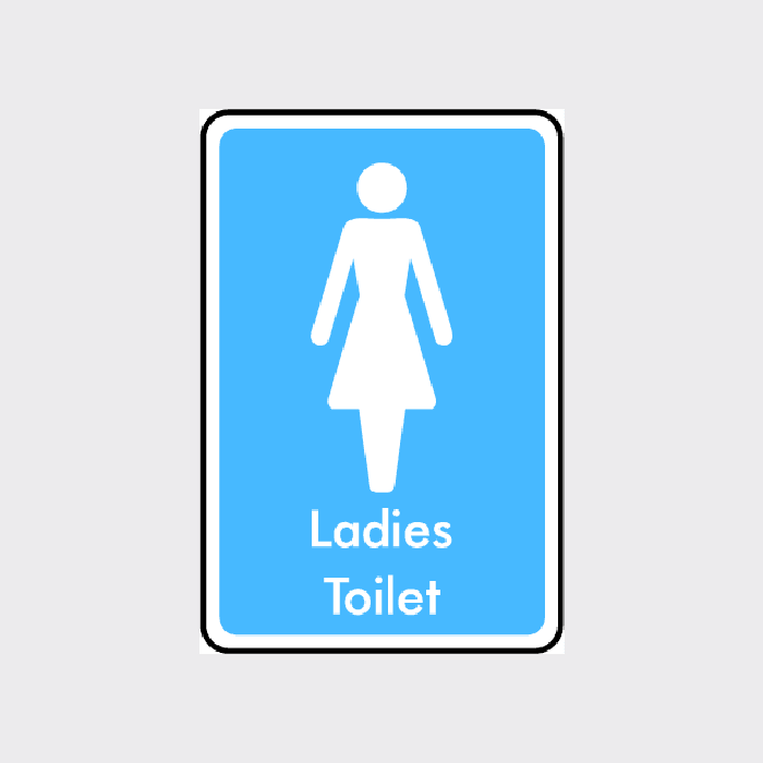 Ladies Toilet Sign - INFO0003 – The Safety Sign Shop