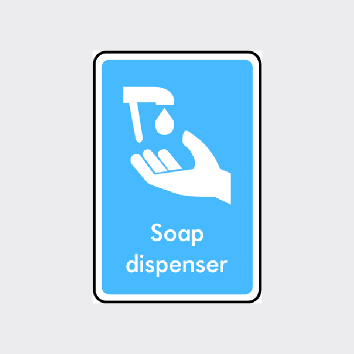 Soap Dispenser Sign | Promote Hygiene & Handwashing Awareness
