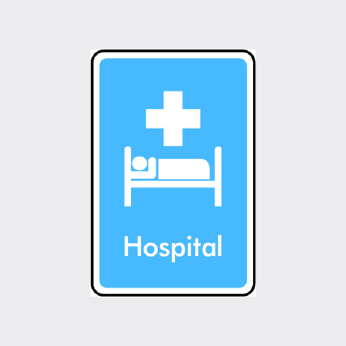 Hospital Sign | Clear & Professional Medical Facility Signage