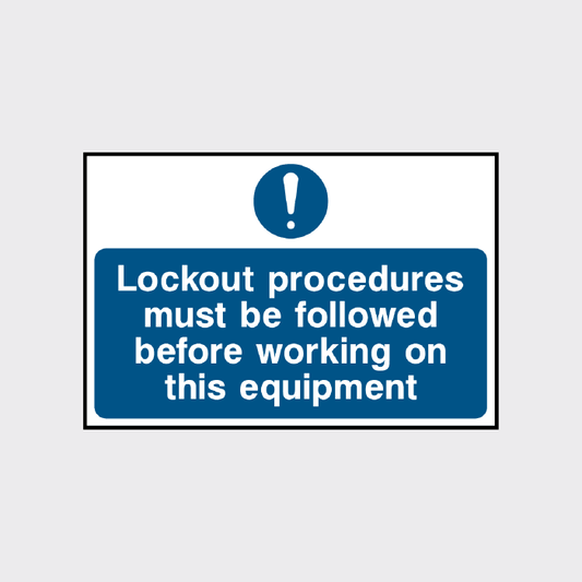 Lockout Signs – Machinery Lock Out & Tag Out Safety Signage