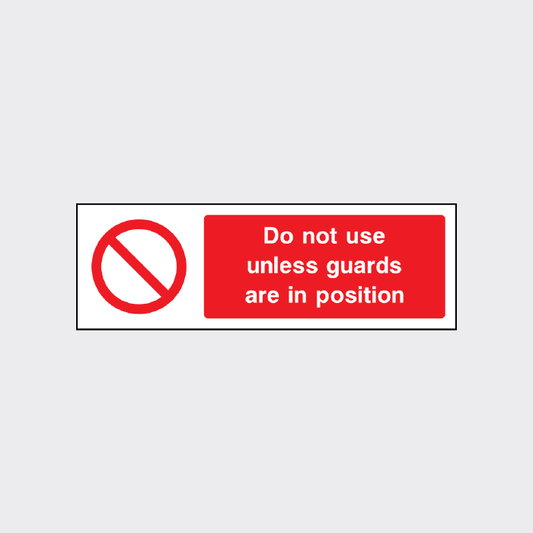 Machine Safety Signs & Warning Signs