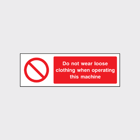 Machine Safety Signs & Warning Signs