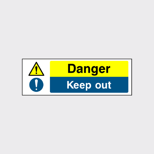danger - keep out sign