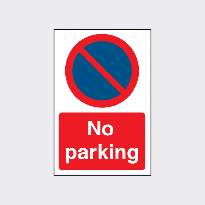 No Parking Sign – The Safety Sign Shop