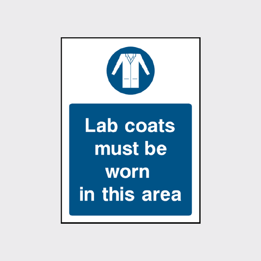 Lab coats must be worn in this area