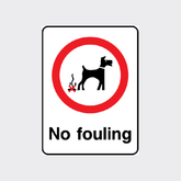 No Pollock Sign Park Signs – Playground, Dog & Public Space Signage