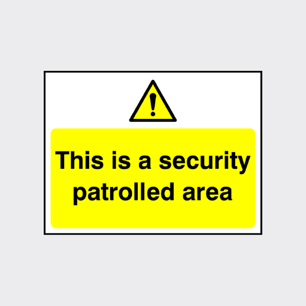 No admittance beyond this point sign