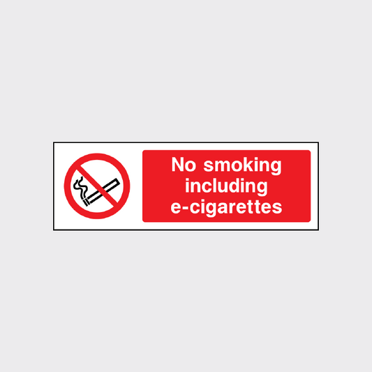 No smoking including e-cigarettes