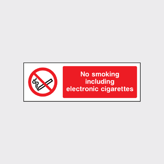 No smoking including e-cigarettes